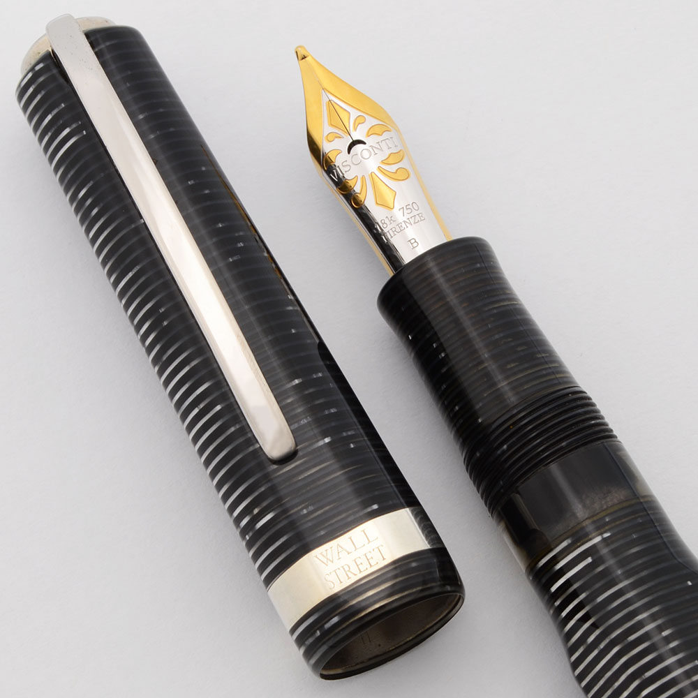 Visconti Wall Street Limited Edition Fountain Pen - Grey Celluloid